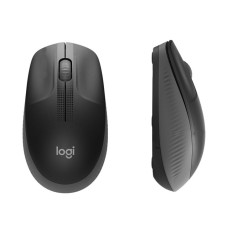 Logitech Full size Mouse M190 	Wireless, Charcoal, USB