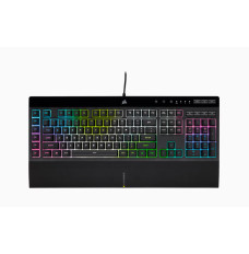 Corsair K55 RGB PRO XT Gaming keyboard, RGB LED light, US, Wired, Black
