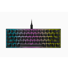 Corsair Mini Mechanical Gaming Keyboard K65 RGB RGB LED light, US, Wired, Black,  Speed Switch