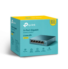 TP-LINK Desktop Network Switch LS105G 10/100/1000 Mbps (RJ-45), Unmanaged, Desktop, Ethernet LAN (RJ-45) ports 5