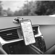 ColorWay Magnetic Car Holder For Smartphone Dashboard-2 Gray, Adjustable, 360 °