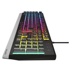 Genesis Rhod 300 RGB Gaming keyboard, RGB LED light, US, Black, Wired