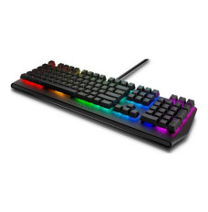 Dell Alienware RGB AW410K Mechanical Gaming Keyboard RGB lighting with approximately 16.8M colors; Anti-ghosting and N-key rollover RGB LED light US Wired Dark side of the moon CHERRY MX Brown Numeric keypad