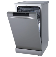 Free standing | Dishwasher | GS541D10X | Width 44.8 cm | Number of place settings 11 | Number of programs 5 | Energy efficiency class D | Display