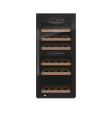 Caso Smart Wine Cooler WineExclusive 24 Energy efficiency class G, Bottles capacity 24 bottles, Cooling type Compressor technology, Black