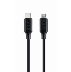 Gembird USB Type-C to micro-USB charging & data cable CC-USB2-CMMBM-1.5M 1.5 m, Black, USB Type-C, USB micro-B