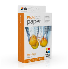 ColorWay Photo Paper 	PG2601004R Glossy, White, 10 x 15 cm, 260 g/m²