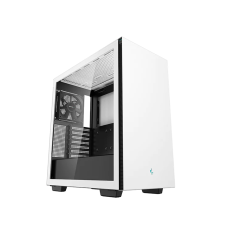 Deepcool MID TOWER CASE CH510 Side window, White, Mid-Tower, Power supply included No