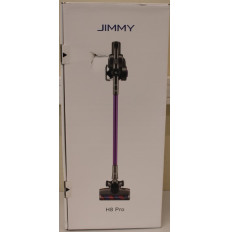 SALE OUT. Jimmy Vacuum Cleaner H8 Pro Jimmy Vacuum cleaner H8 Pro Jimmy Cordless operating Handstick and Handheld 500 W 25.2 V Operating time (max) 70 min Purple Warranty 24 month(s) Battery warranty 12 month(s) DAMAGED PACKAGING | Jimmy | Vacuum cleaner 