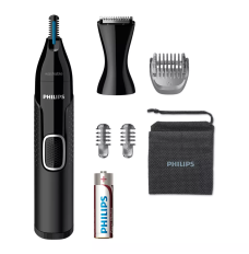 Philips Nose, Ear, Eyebrow and Detail Hair Trimmer NT5650/16 Black