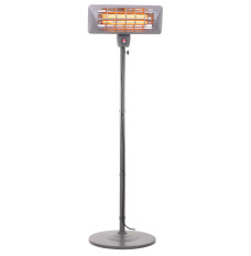 Camry Standing Heater CR 7737 Patio heater 2000 W Number of power levels 2 Suitable for rooms up to 14 m² Grey IP24