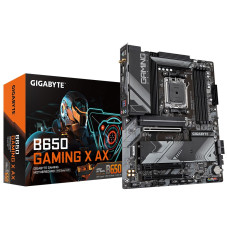 Gigabyte B650 GAMING X AX 1.X M/B Processor family AMD, Processor socket AM5, DDR4 DIMM, Memory slots 4, Supported hard disk drive interfaces 	SATA, M.2, Number of SATA connectors 4, Chipset AMD B650, ATX