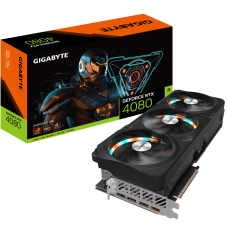 Gigabyte GV-N4080GAMING OC-16GD 1.0 NVIDIA, 16 GB, GeForce RTX 4080, GDDR6X, 	 PCI-E 4.0, HDMI ports quantity 1, Memory clock speed 22400 MHz