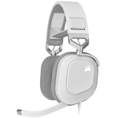Corsair RGB USB Gaming Headset HS80 Built-in microphone, White, Wireless, Over-Ear
