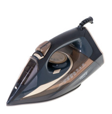 Camry Steam Iron CR 5036 3400 W, Water tank capacity 360 ml, Continuous steam 50 g/min, Black/Gold