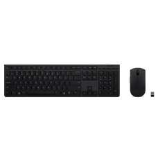 Lenovo Professional Wireless Rechargeable Keyboard and Mouse Combo US Euro Grey