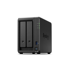 Synology DS723+ 2-bay/AMD Ryzen R1600/2-core 2.6 (base)/3.1 (turbo) GHz/2GB DDR4/2 x 3.5"xHot swap/2x1GbE/1xUSB3.2/eSATA/RAID 0,1/3Y