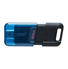 Kingston DataTraveler  80 M 64 GB, USB-C, Black