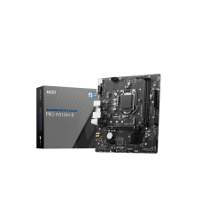 MSI PRO H510M-B Processor family Intel, Processor socket  LGA1200, DDR4 DIMM, Memory slots 2, Supported hard disk drive interfaces 	SATA, M.2, Number of SATA connectors 4, Chipset Intel H470, mATX