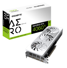 Gigabyte GV-N406TAERO OC-16GD 1.0 NVIDIA, 16 GB, GeForce RTX 4060, GDDR6, 	 PCI-E 4.0, HDMI ports quantity 2, Memory clock speed 18000 MHz