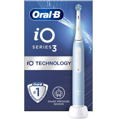 Oral-B | Electric Toothbrush | iO3 Series | Rechargeable | For adults | Number of brush heads included 1 | Number of teeth brushing modes 3 | Ice Blue