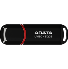 ADATA USB Flash Drive UV150 512 GB USB 3.2 Gen1 Black