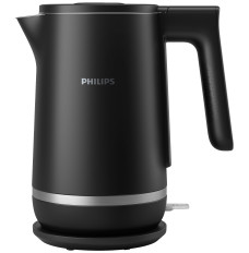 Philips Double Walled Kettle | HD9395/90 | Electric | 2200 W | 1.7 L | Stainless steel/Plastic | 360° rotational base | Black