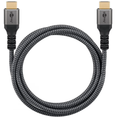 Goobay High Speed HDMI Cable with Ethernet | Black | HDMI to HDMI | 1 m