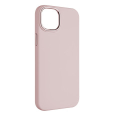 Fixed | MagFlow | Back cover | Apple | iPhone 15 Plus | Liquid silicon | Pink