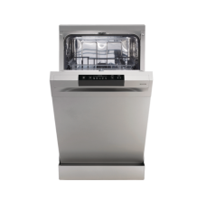 AquaStop function | Grey | Display | Energy efficiency class E | Number of place settings 9 | Number of programs 5 | Dishwasher | GS520E15S | Free standing | Width 45 cm