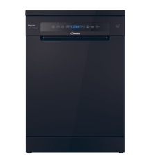 Dishwasher | CF 5C6F0B | Free standing | Width 59.7 cm | Number of place settings 15 | Number of programs 8 | Energy efficiency class C | Display | Black