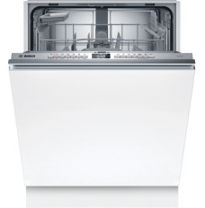 Bosch | Dishwasher | SMV4HTX00E | Built-in | Width 60 cm | Number of place settings 13 | Number of programs 6 | Energy efficiency class D | Display | AquaStop function | White