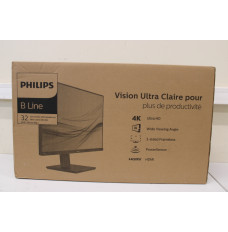 SALE OUT. PHILIPS 328B1/00 31.5" 3840x2160/16:9/350  cd/m²/4ms/ DP HDMI Philips LCD Monitor with PowerSensor 328B1/00 31.5 " 4K UHD VA 16:9 Black 4 ms 350 cd/m² Audio out DAMAGED PACKAGING HDMI ports quantity 2 60 Hz | LCD Monitor with PowerSensor | 328B1