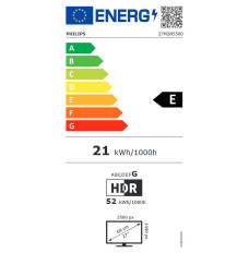 27M2N5500/00 | 27 " | IPS | 16:9 | 180 Hz | 2560 x 1440 pixels | 350 cd/m² | HDMI ports quantity 2