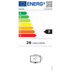 Philips 27E1N5600HE/00 | 27 " | IPS | 16:9 | 75 Hz | 4 ms | 2560 x 1440 pixels | 300 cd/m² | HDMI ports quantity 1 | Black