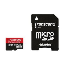 MEMORY MICRO SDHC 32GB W/ADAPT/CLASS10 TS32GUSDU1 TRANSCEND