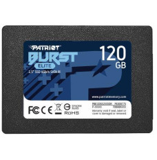 SSD PATRIOT Burst Elite 120GB SATA 3.0 3D NAND Write speed 320 MBytes/sec Read speed 450 MBytes/sec 2,5" TBW 50 TB PBE120GS25SSDR