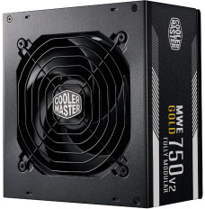 Power Supply COOLER MASTER 750 Watts Efficiency 80 PLUS GOLD PFC Active MTBF 100000 hours MPE-7501-AFAAG-EU