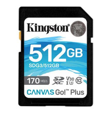 MEMORY SDXC 512GB UHS-I/SDG3/512GB KINGSTON