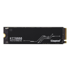 SSD KINGSTON KC3000 1TB M.2 NVMe 3D TLC Write speed 6000 MBytes/sec Read speed 7000 MBytes/sec TBW 800 TB MTBF 1800000 hours SKC3000S/1024G