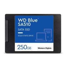 SSD WESTERN DIGITAL SA510 250GB SATA 3.0 Write speed 440 MBytes/sec Read speed 555 MBytes/sec 2,5" TBW 100 TB MTBF 1750000 hours WDS250G3B0A