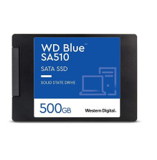 SSD WESTERN DIGITAL SA510 500GB SATA 3.0 Write speed 510 MBytes/sec Read speed 560 MBytes/sec 2,5" TBW 200 TB MTBF 1750000 hours WDS500G3B0A