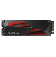SSD SAMSUNG 990 PRO with Heatsink 1TB M.2 PCIE NVMe MLC Write speed 6900 MBytes/sec Read speed 7450 MBytes/sec 2.3mm TBW 600 TB MTBF 1500000 hours MZ-V9P1T0CW