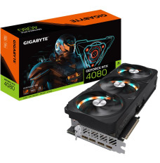 Graphics Card GIGABYTE NVIDIA GeForce RTX 4080 16 GB GDDR6X 256 bit PCIE 4.0 16x GPU 2535 MHz 1xHDMI 3xDisplayPort GV-N4080GAMINGOC-16GD