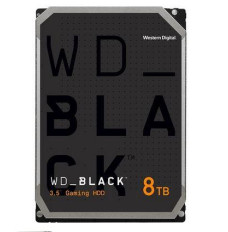 HDD WESTERN DIGITAL Black 8TB SATA 128 MB 7200 rpm 3,5" WD8002FZWX