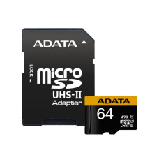 MEMORY MICRO SDXC 64GB W/AD./AUSDX64GUII3CL10-CA1 ADATA