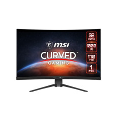 LCD Monitor MSI G322CQP 31.5" Gaming/Curved Panel VA 2560x1440 16:9 170Hz Matte 1 ms Height adjustable Tilt Colour Black G322CQP