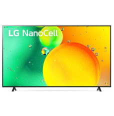 TV Set LG 75" 4K/Smart 3840x2160 Wireless LAN Bluetooth Black 75NANO753QA