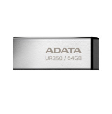 MEMORY DRIVE FLASH USB3.2 64GB/BLACK UR350-64G-RSR/BK ADATA