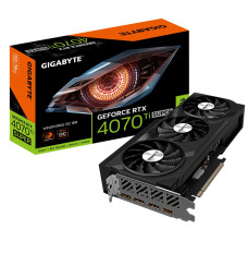 Graphics Card GIGABYTE NVIDIA GeForce RTX 4070 Ti SUPER 16 GB GDDR6X 256 bit PCIE 4.0 16x GPU 2625 MHz 1xHDMI 3xDisplayPort GV-N407TSWF3OC-16GD